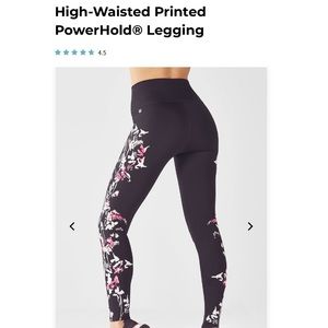 Fabletics High Waisted Powerhold Leggings